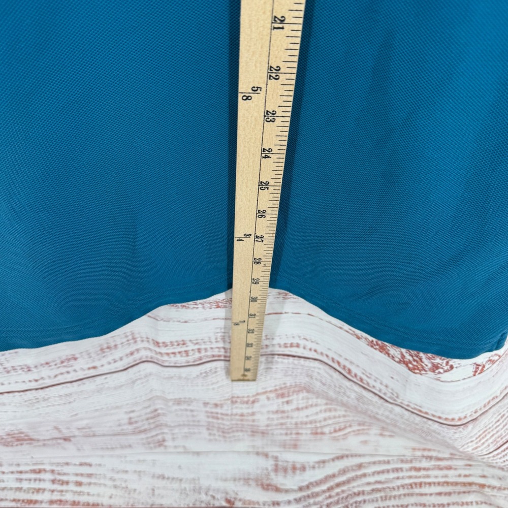 Tommy Bahama Polo Shirt Mens Size XL IslandZone Blue Short Sleeve Floral Trim - Picture 8 of 9